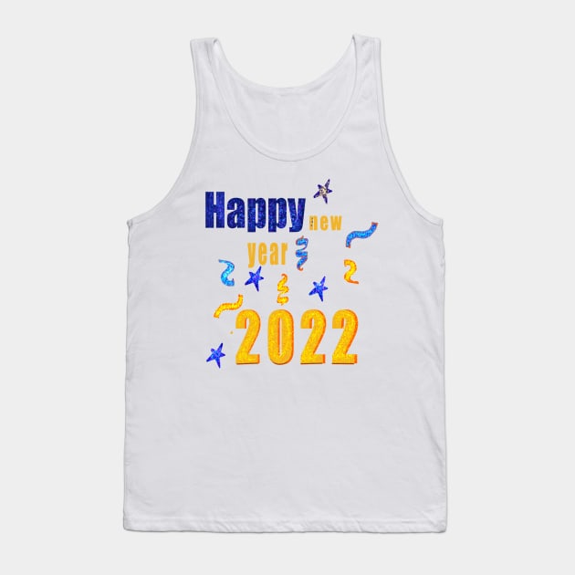 New year  outfit 2022- New Year’s gifts for babies, men and women. Happy new year 2022 Tank Top by Artonmytee